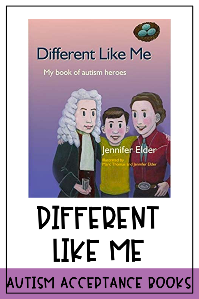 autism acceptance book "different like me"