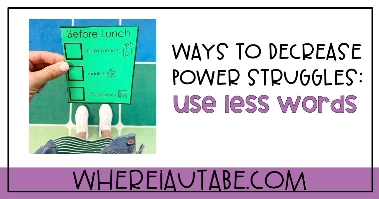 5 Ways To Avoid Power Struggles - Where I Aut-a Be