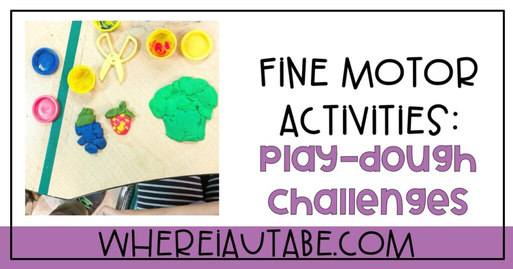 image featuring play-dough in the shape of fruit and vegetables