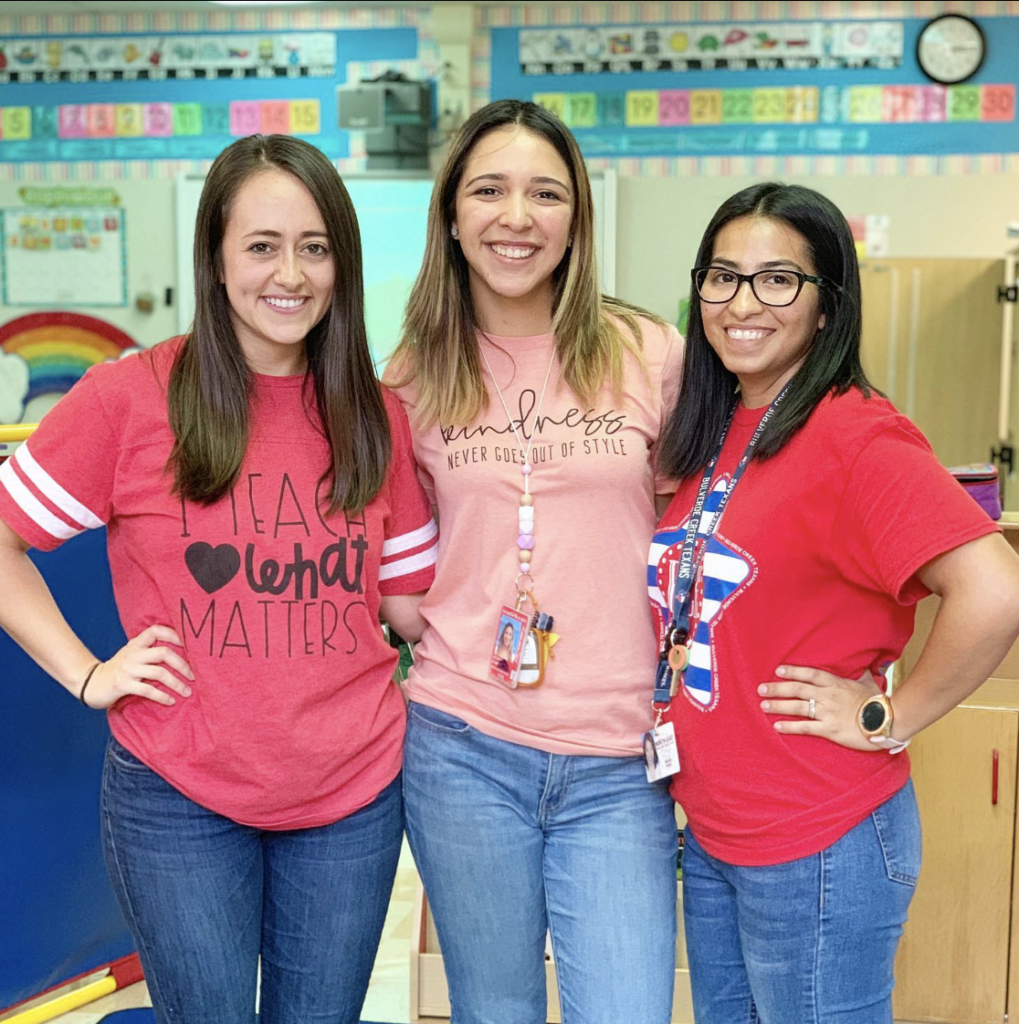 image featuring teacher with two paraprofessionals