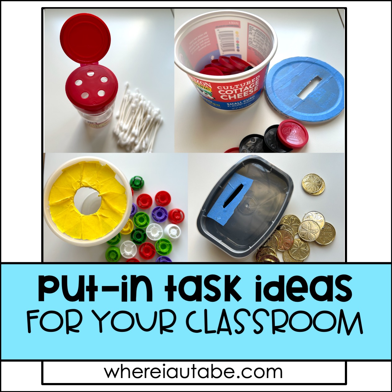 Put-In Tasks For Your Classroom - Where I Aut-a Be